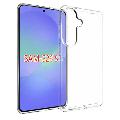 Samsung Galaxy S26 Hoesje - MobyDefend Transparante TPU Backcover - Volledig Doorzichtig