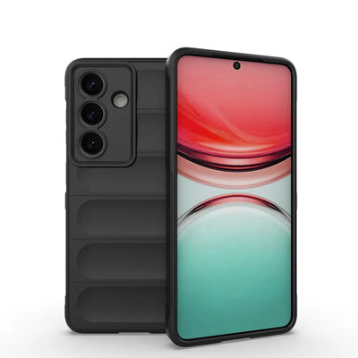 Samsung Galaxy S26 Hoesje - MobyDefend TPU Gripcase - Zwart