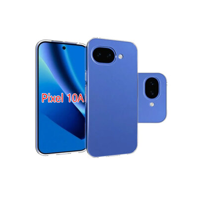 Google Pixel 10a Hoesje - MobyDefend Transparante TPU Backcover - Volledig Doorzichtig