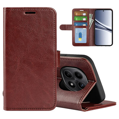 Xiaomi Redmi Note 15 4G Hoesje - MobyDefend Wallet Book Case (Sluiting Achterkant) - Bruin