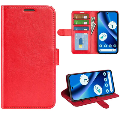 Google Pixel 10a Hoesje - MobyDefend Wallet Book Case (Sluiting Achterkant) - Rood