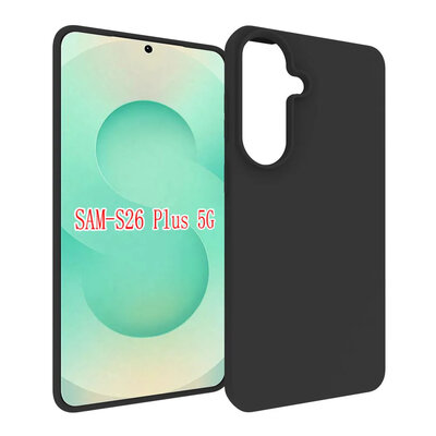 Samsung Galaxy S26 Plus (S26+) Hoesje - MobyDefend TPU Backcover - Mat Zwart