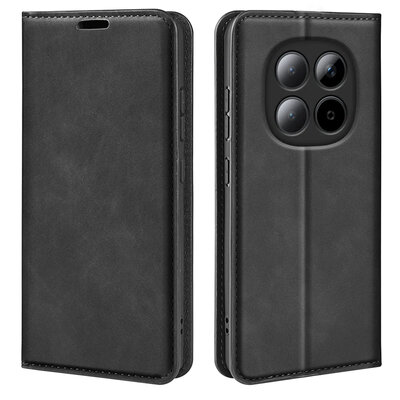 Xiaomi Redmi Note 15 Pro Plus 5G Hoesje - MobyDefend Luxe Wallet Bookcase (Magnetische Sluiting) - Zwart
