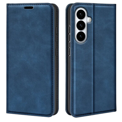 Samsung Galaxy S26 Plus (S26+) Hoesje - MobyDefend Luxe Wallet Bookcase (Magnetische Sluiting) - Blauw