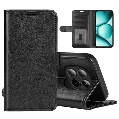 Xiaomi Redmi Note 15 Pro 5G Hoesje - MobyDefend Wallet Book Case (Sluiting Achterkant) - Zwart