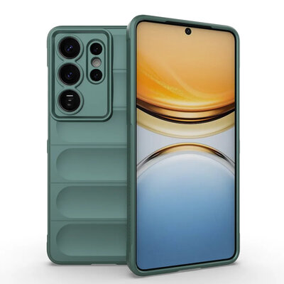 Samsung Galaxy S26 Ultra Hoesje - MobyDefend TPU Gripcase - Groen