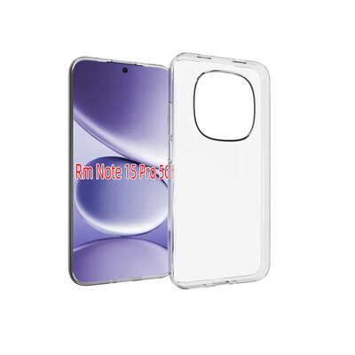 Xiaomi Redmi Note 15 Pro 5G Hoesje - MobyDefend Transparante TPU Backcover - Volledig Doorzichtig