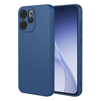 Oppo Reno15 Pro Hoesje - MobyDefend Matte Siliconen Backcover - Blauw