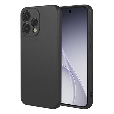 Oppo Reno15 Hoesje - MobyDefend Matte Siliconen Backcover - Zwart