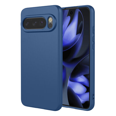 Google Pixel 10 / Google Pixel 10 Pro Hoesje - MobyDefend Matte Siliconen Backcover - Blauw