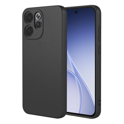 Oppo Reno15 F / Oppo Reno15 FS Hoesje - MobyDefend Matte Siliconen Backcover - Zwart