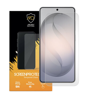 Samsung Galaxy S26 Ultra Screenprotector - MobyDefend Case-Friendly Screensaver - Gehard Glas
