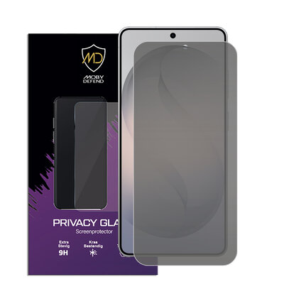 MobyDefend Samsung Galaxy S26 Ultra Screenprotector - HD Privacy Glass Screensaver