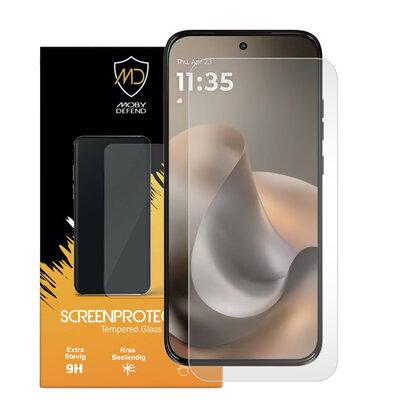 Motorola Moto G67 / G77 / G87 Screenprotector - MobyDefend Case-Friendly Screensaver - Gehard Glas