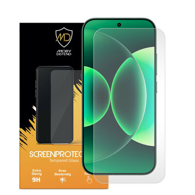 Xiaomi 17 Screenprotector - MobyDefend Case-Friendly Screensaver - Gehard Glas