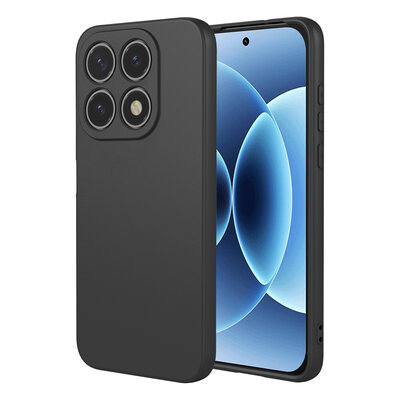 Xiaomi 17 Hoesje - MobyDefend Matte Siliconen Backcover - Zwart