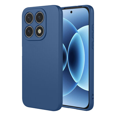 Xiaomi 17 Hoesje - MobyDefend Matte Siliconen Backcover - Blauw
