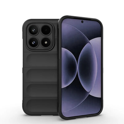 Xiaomi 17 Hoesje - MobyDefend TPU Gripcase - Zwart