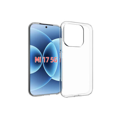 Xiaomi 17 Hoesje - MobyDefend Transparante TPU Backcover - Volledig Doorzichtig