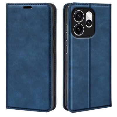 Oppo Reno15 Pro Hoesje - MobyDefend Luxe Wallet Bookcase (Magnetische Sluiting) - Blauw