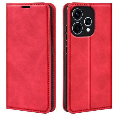 Oppo Reno15 Hoesje - MobyDefend Luxe Wallet Bookcase (Magnetische Sluiting) - Rood
