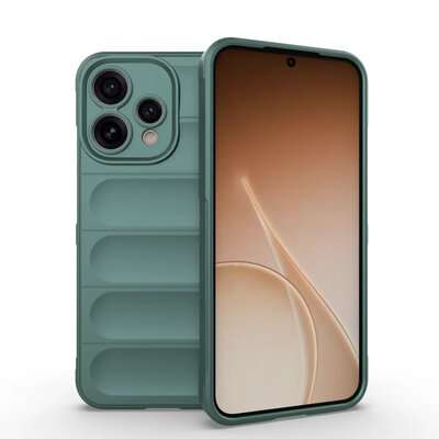 Oppo Reno15 Hoesje - MobyDefend TPU Gripcase - Groen