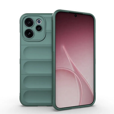 Oppo Reno15 F / Oppo Reno15 FS Hoesje - MobyDefend TPU Gripcase - Groen