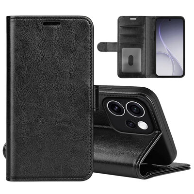 Oppo Reno15 F / Oppo Reno15 FS Hoesje - MobyDefend Wallet Book Case (Sluiting Achterkant) - Zwart