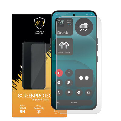 Nothing Phone (4a) Pro Screenprotector - MobyDefend Case-Friendly Screensaver - Gehard Glas