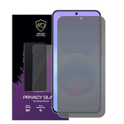 MobyDefend Samsung Galaxy A57 Screenprotector - HD Privacy Glass Screensaver