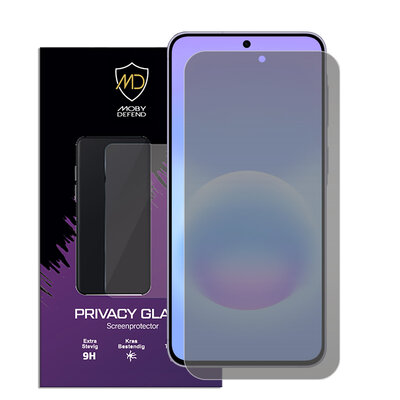 MobyDefend Samsung Galaxy A57 Screenprotector - Matte Privacy Glass Screensaver