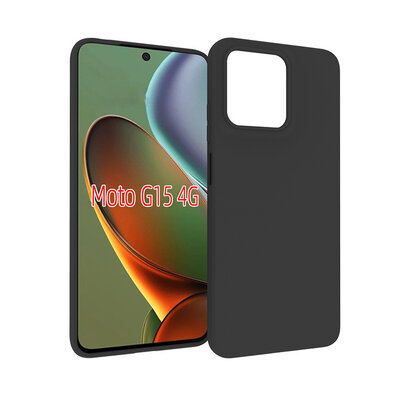 Motorola Moto G17 / Motorola Moto G17 Power Hoesje - MobyDefend TPU Backcover - Mat Zwart