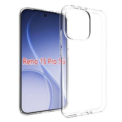 Oppo Reno15 Pro Hoesje - MobyDefend Transparante TPU Backcover - Volledig Doorzichtig