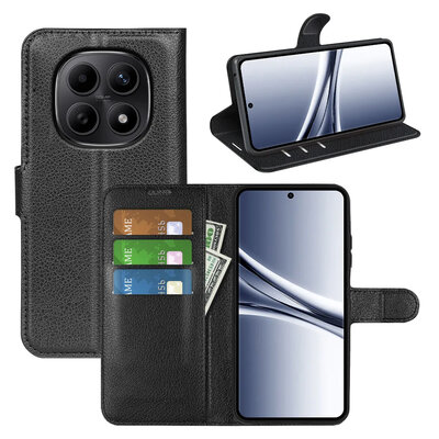 Xiaomi Redmi Note 15 4G Hoesje - MobyDefend Kunstleren Wallet Book Case (Sluiting Voorkant) - Zwart