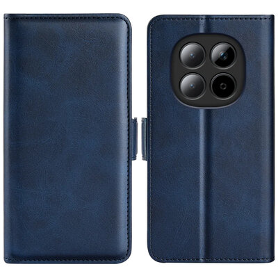 Xiaomi Redmi Note 15 Pro 5G Hoesje - MobyDefend Luxe Wallet Book Case (Sluiting Zijkant) - Blauw