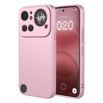 Nothing Phone (4a) Pro Hoesje - MobyDefend Matte Siliconen Backcover - Licht Roze