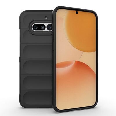 Nothing Phone (4a) Hoesje - MobyDefend TPU Gripcase - Zwart