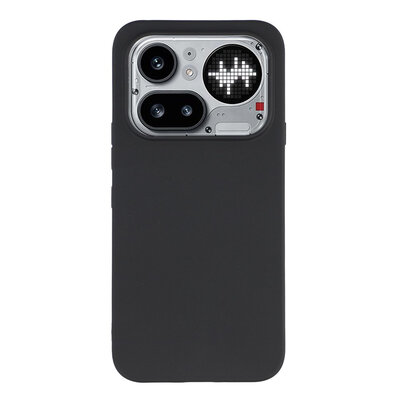 Nothing Phone (4a) Pro Hoesje - MobyDefend TPU Backcover - Mat Zwart