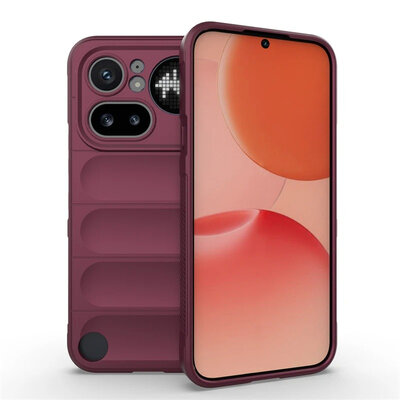 Nothing Phone (4a) Pro Hoesje - MobyDefend TPU Gripcase - Donkerpaars