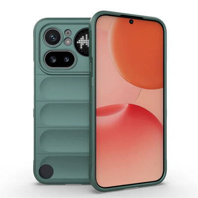 Nothing Phone (4a) Pro Hoesje - MobyDefend TPU Gripcase - Groen