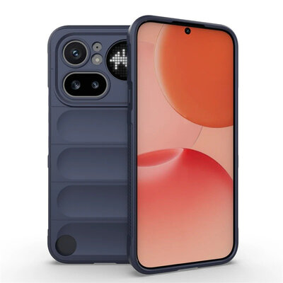 Nothing Phone (4a) Pro Hoesje - MobyDefend TPU Gripcase - Blauw