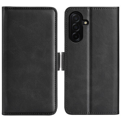 Samsung Galaxy A27 Hoesje - MobyDefend Luxe Wallet Book Case (Sluiting Zijkant) - Zwart