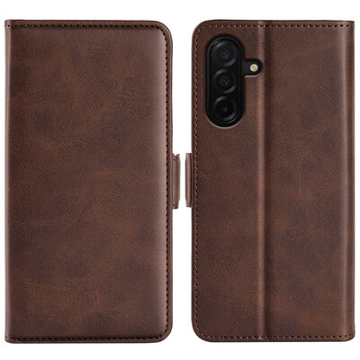 Samsung Galaxy A27 Hoesje - MobyDefend Luxe Wallet Book Case (Sluiting Zijkant) - Bruin