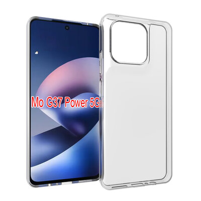 Motorola Moto G37 Power Hoesje - MobyDefend Transparante TPU Backcover - Volledig Doorzichtig