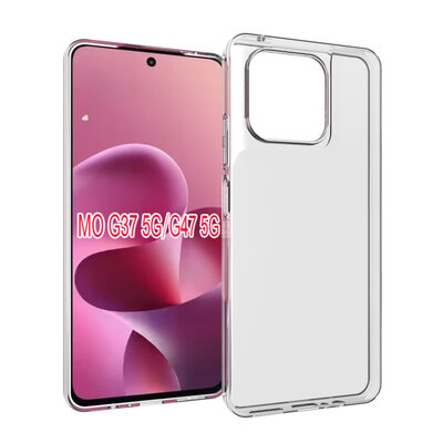 Motorola Moto G37 / G47 Hoesje - MobyDefend Transparante TPU Backcover - Volledig Doorzichtig