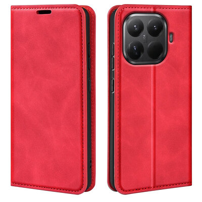 Xiaomi 17T Hoesje - MobyDefend Luxe Wallet Bookcase (Magnetische Sluiting) - Rood