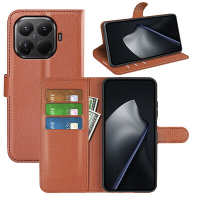 Xiaomi 17T Hoesje - MobyDefend Kunstleren Wallet Book Case (Sluiting Voorkant) - Bruin