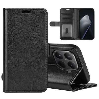 Xiaomi 17T Hoesje - MobyDefend Wallet Book Case (Sluiting Achterkant) - Zwart