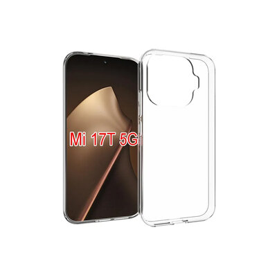 Xiaomi 17T Hoesje - MobyDefend Transparante TPU Backcover - Volledig Doorzichtig