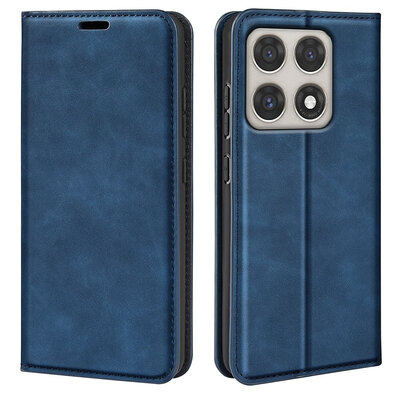 Motorola Edge 70 Pro Hoesje - MobyDefend Luxe Wallet Bookcase (Magnetische Sluiting) - Blauw